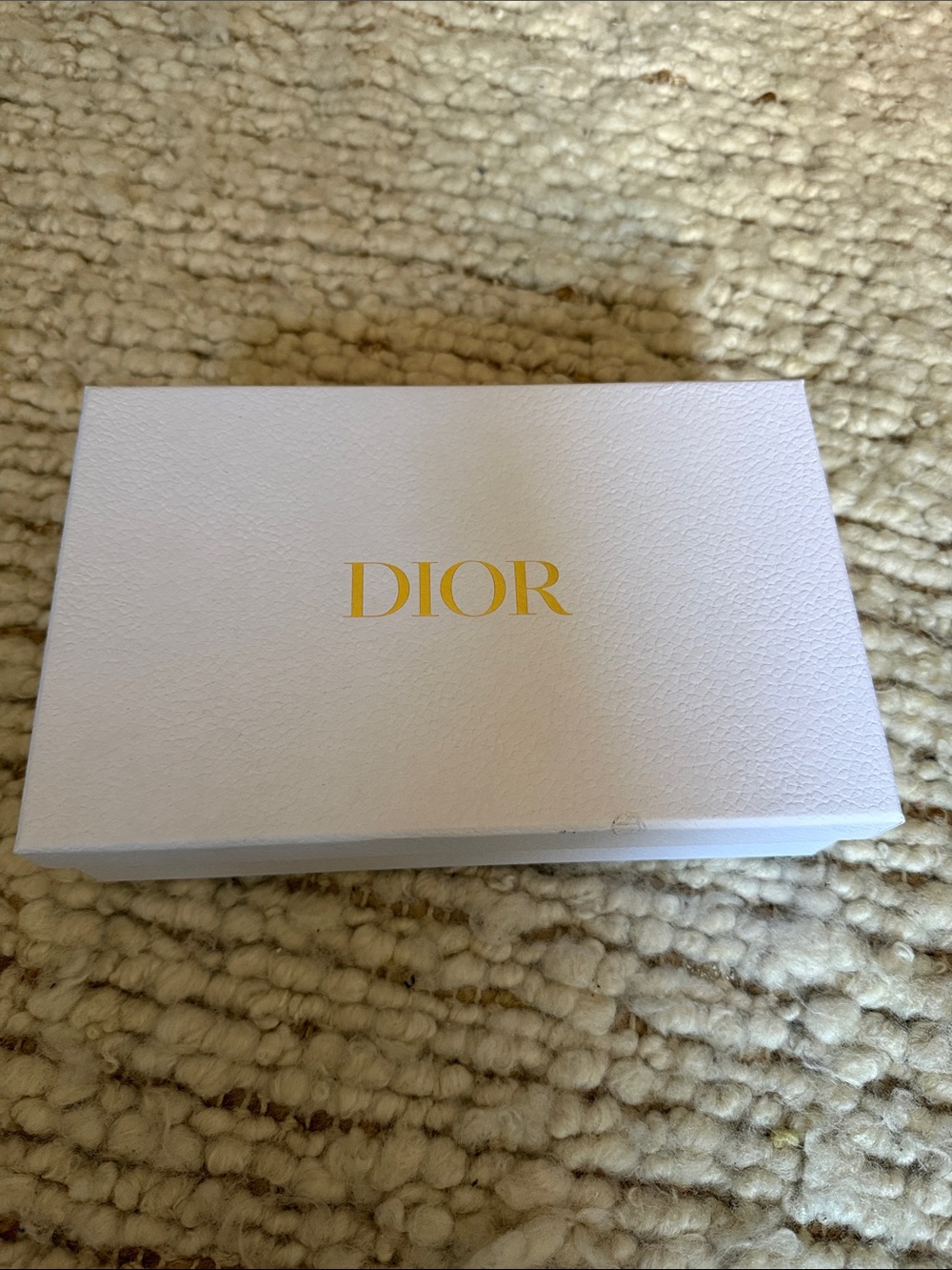 ♥️Small Dior White Box with Gold Logo